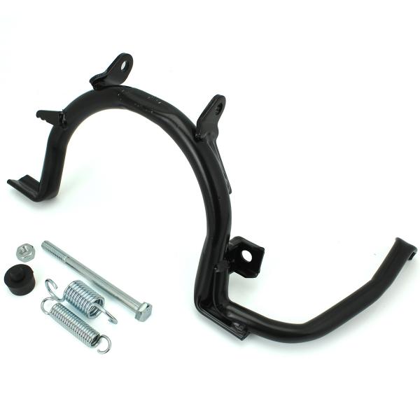 BEQUILLE CENTRALE BUZZETTI ADAPT. PIAGGIO 50 LX 4T. 50 ET4. 125 LX 4T. 125 ET4. 50 ZIP 4T (OEM : 271144-582155) ( 4418 )