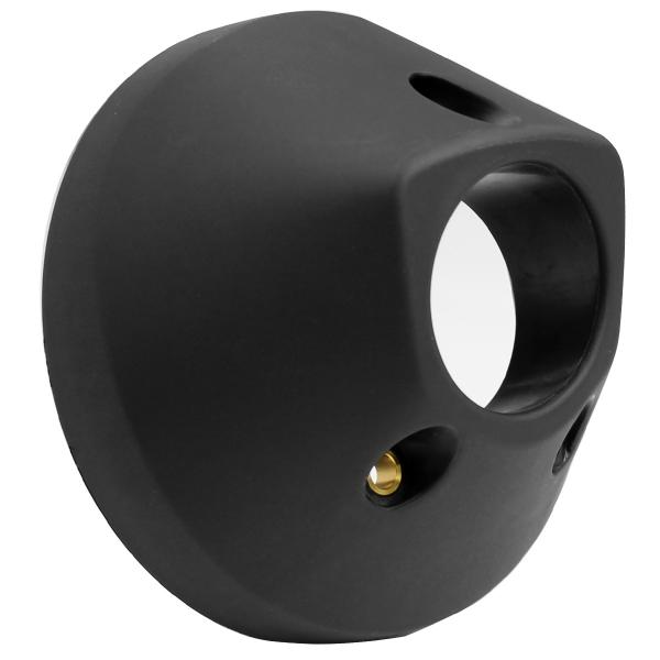 EMBOUT ECHAPPEMENT RB MAX ADAPT. YAMAHA TMAX 500 / MAJESTY 400 2001-2007 NOIR MAT