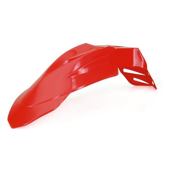 GARDE BOUE AVANT SUPER MOTARD ROUGE (UNIVERSEL)