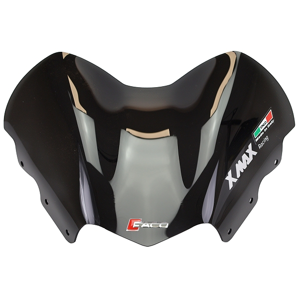 PARE BRISE SPORT FUME ADAPT. YAMAHA XMAX 125CC 2009-2013 XMAX 250CC 2010-2013 / MBK 125 SKYCRUISER 2009-2013  (H 250 mm - L 380 mm)
