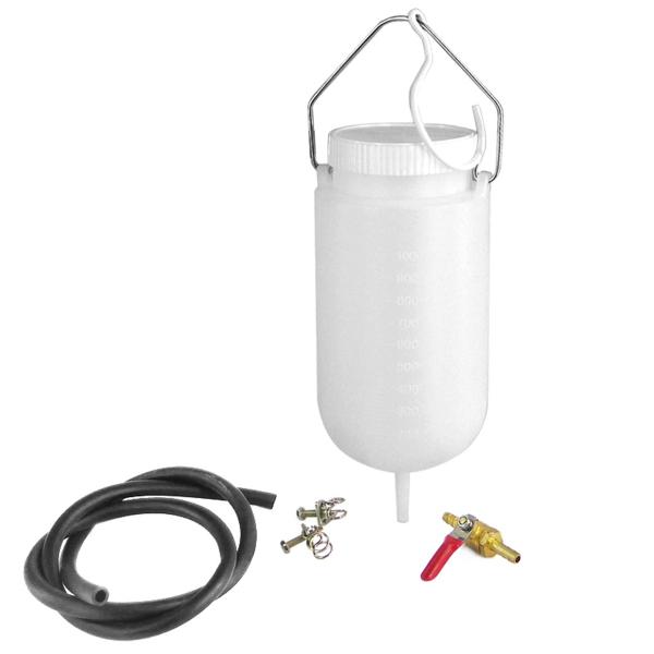 RESERVOIR ATELIER AUXILIAIRE  (  DURITE + ROBINET + CROCHET ) 1 LITRE