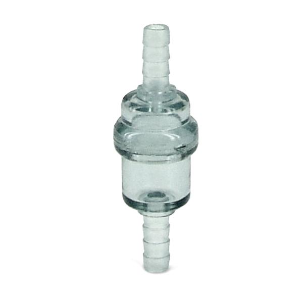 FILTRE A ESSENCE CYLINDRIQUE PLASTIQUE TRANSPARENT ACSUD Ø6