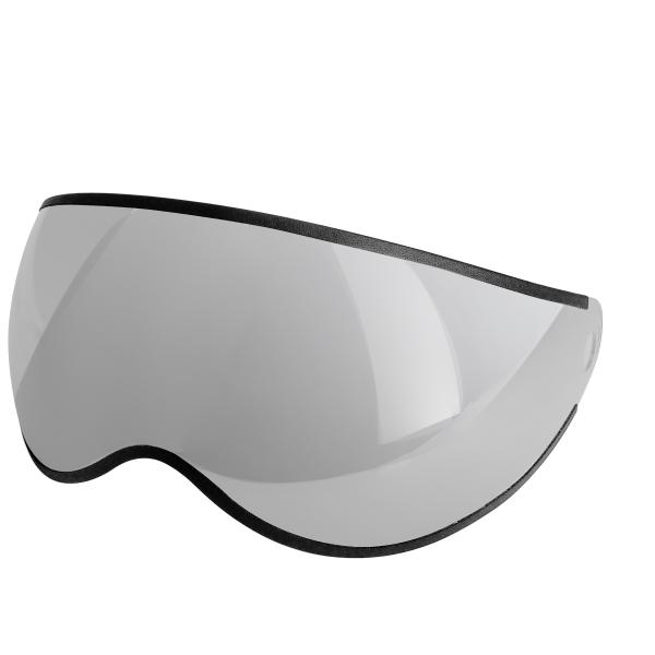 ECRAN CHROME CASQUE 1/2 JET PUCK SB23 (ANCIEN MODELE - PETIT DIAMETRE)  *