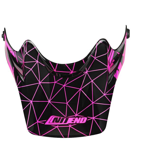 VISIERE CASQUE CROSS NOEND ORIGAMI ENFANT / KID GLOSSY PINK SC02