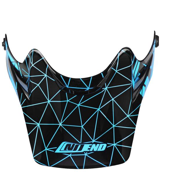 VISIERE CASQUE CROSS NOEND ORIGAMI ENFANT / KID LIGHT BLUE SC02