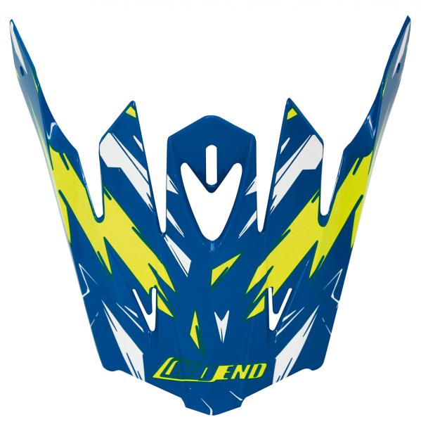VISIERE CASQUE CROSS NOEND CRACKED BLEU