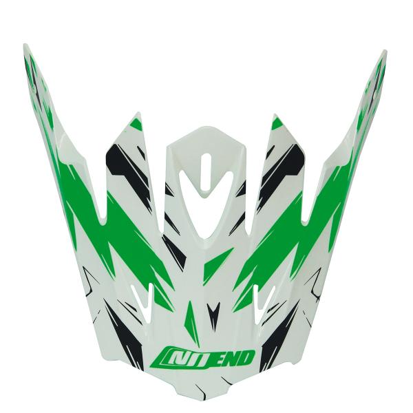 VISIERE CASQUE CROSS NOEND CRACKED VERT