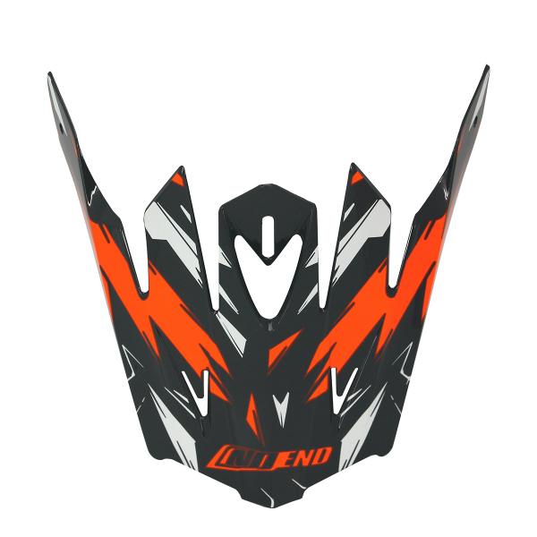 VISIERE CASQUE CROSS NOEND CRACKED ORANGE