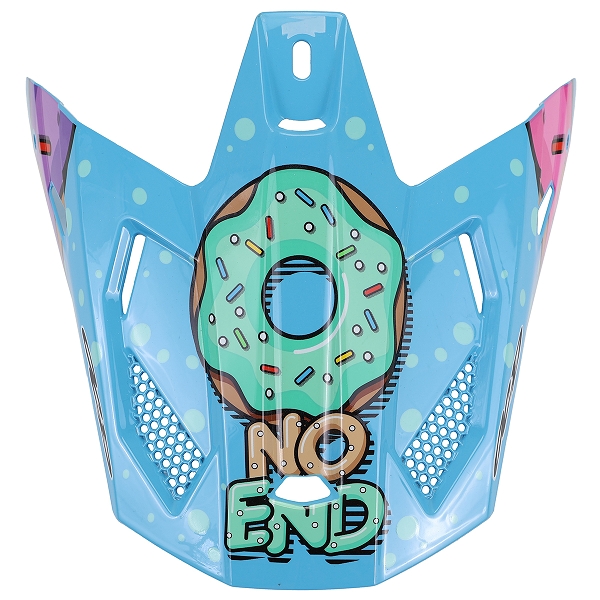 VISIERE CASQUE CROSS ENFANT DONUTS NOEND BLEU