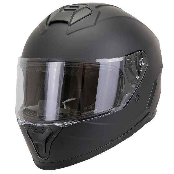 CASQUE INTEGRAL ENFANT NOEND SC-37 NOIR MAT    YL (52CM )  - HOMOLOGUE 22-06