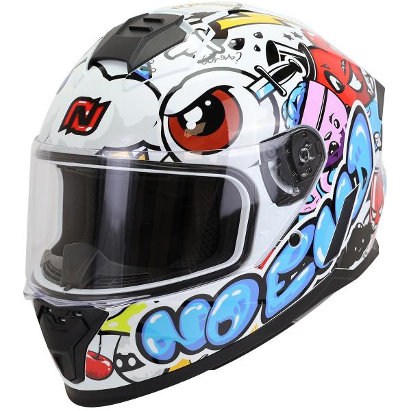 CASQUE INTEGRAL ENFANT NOEND SC-37 CARTOONS   YS (49 CM )  - HOMOLOGUE 22-06