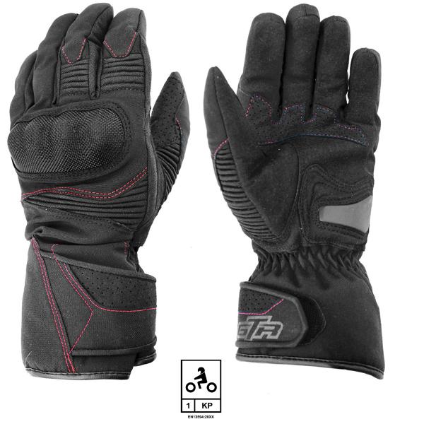 GANTS GTR BLIZZARD HIVER WATERPROOF COQUES BLACK (CERTIFICATION EN 13594:2015)      S