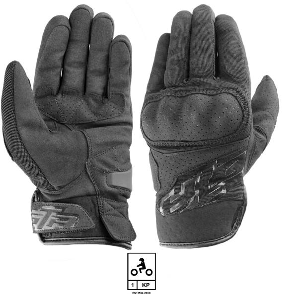 GANTS GTR SMX COQUES BLACK (CERTIFICATION EN 13594:2015)      S