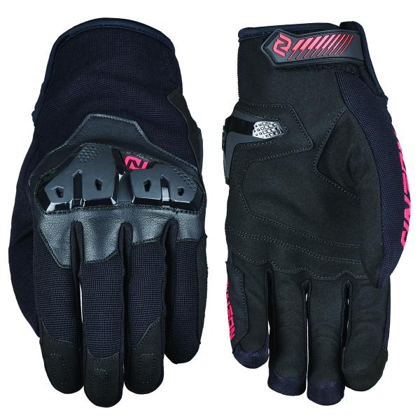 GANTS NOEND STREETRAGE COQUES NOIR ET ROUGE (CERTIFICATION EN 13594:2015)   XS