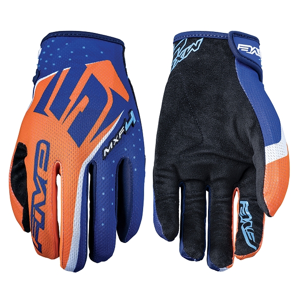 GANTS CROSS FIVE MXF4 BLUE/ORANGE TAILLE M