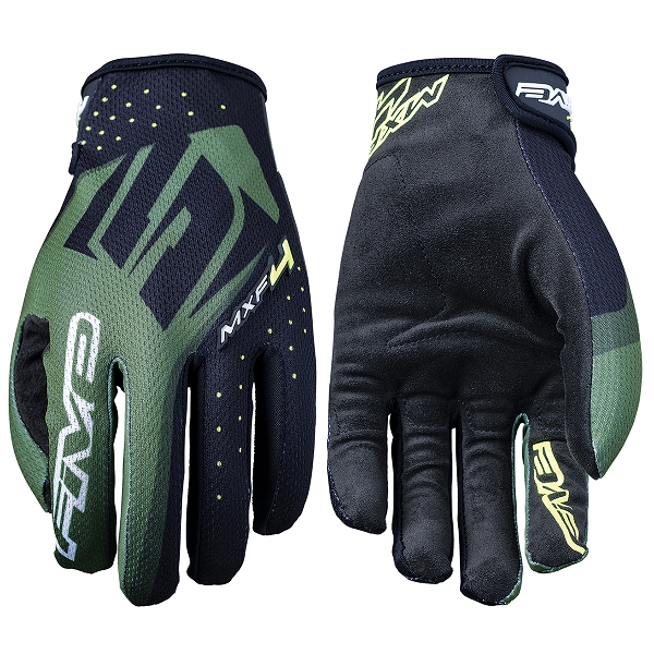 GANTS CROSS FIVE MXF4 KAKI/BLACK L