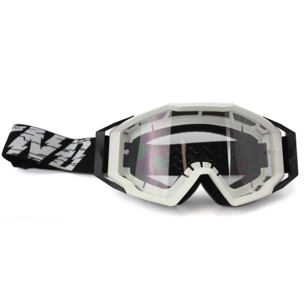 MASQUE/LUNETTES CROSS MOTO NOEND 7.2 CRACKED SERIES BLANC