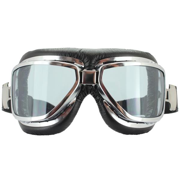 LUNETTE MOTO VINTAGE BULLDOG VERRE BOMBE