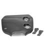 TETE DE FOURCHE ENDURO BI HALOGENE CROSS IMIT CARBONE *
