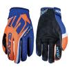 GANTS CROSS FIVE MXF4 BLUE/ORANGE TAILLE S
