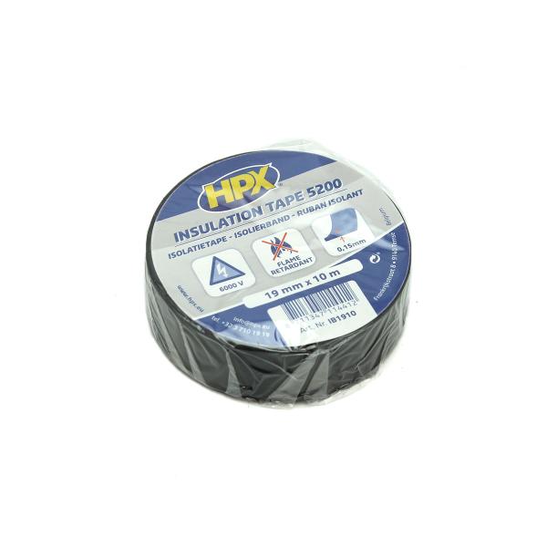 ROULEAU ADHESIF  NOIR 10 METRES ISOLANT PVC 19MM  ( X1 )