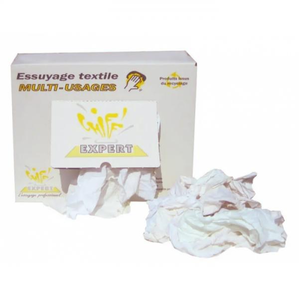 CHIFFONS BLANC ATELIER EXTRA FINS CLAIRS TISSE (CARTON DE 10KG )