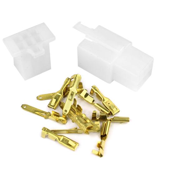 COSSE ELECTRIQUE MALE / FEMELLE (6 CONNECTION) SACHET X1