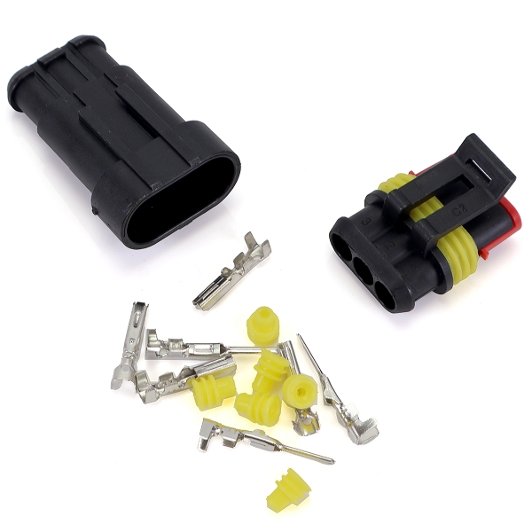 COSSE ELECTRIQUE MALE / FEMELLE (3 CONNECTION) SACHET X1