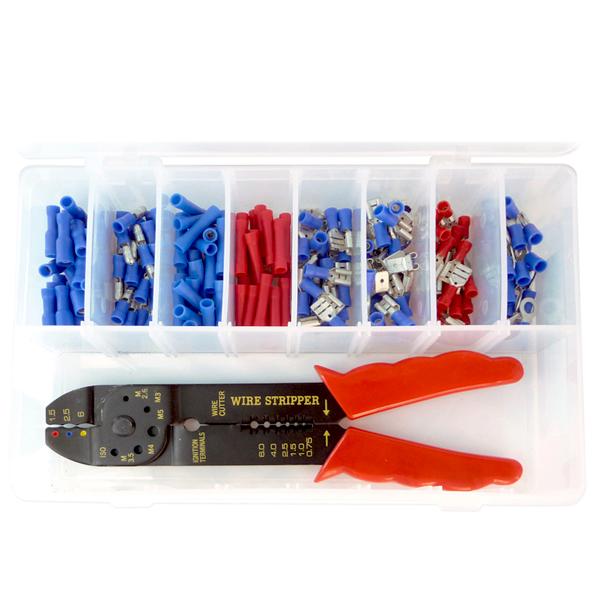 BOITE / COFFRET ASSORTIMENT DE 200 COSSES ELECTRIQUES + PINCE