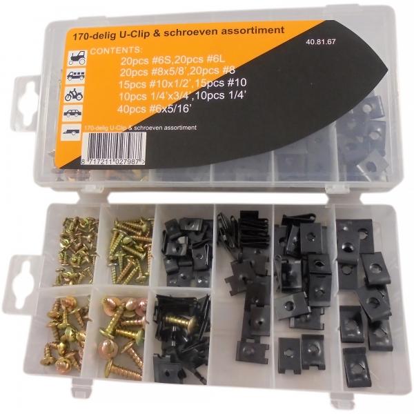 BOITE / COFFRET ASSORTIMENT AGRAPHES ET VIS ( 170 PIECES )