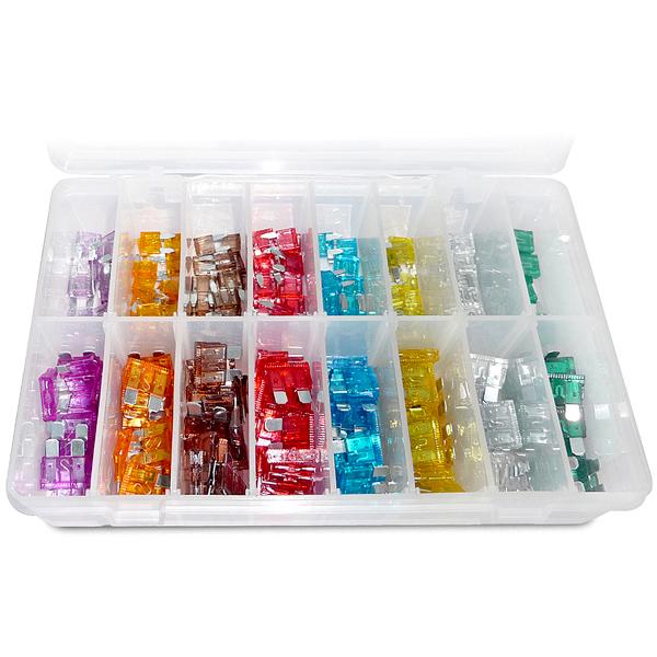 COFFRET ASSORTIMENT 240 FUSIBLES PLATS / MICRO FUSIBLES