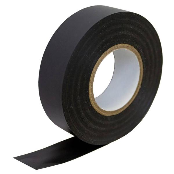 ROULEAU RUBAN ADHESIF PVC NOIR  ( 10M. x 19mm )