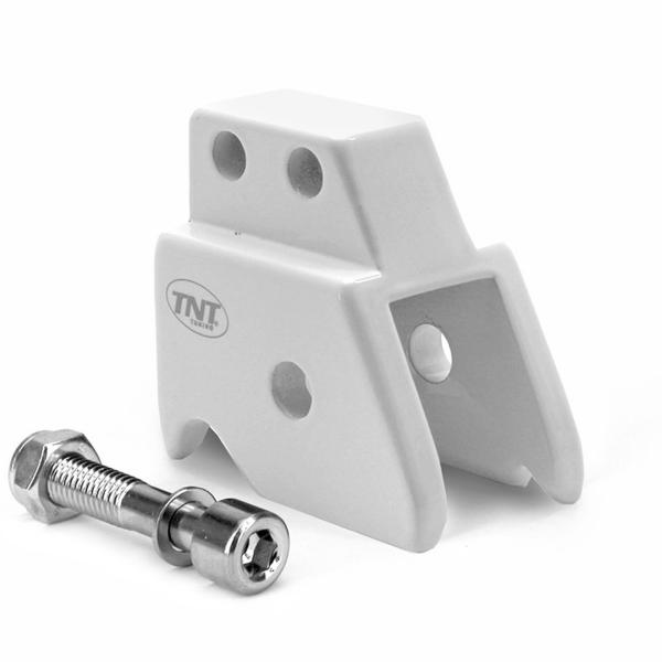 REHAUSSE AMORTISSEUR ADAPT. MBK NITRO / OVETTO / YAMAHA AEROX / NEOS ALU BLANC
