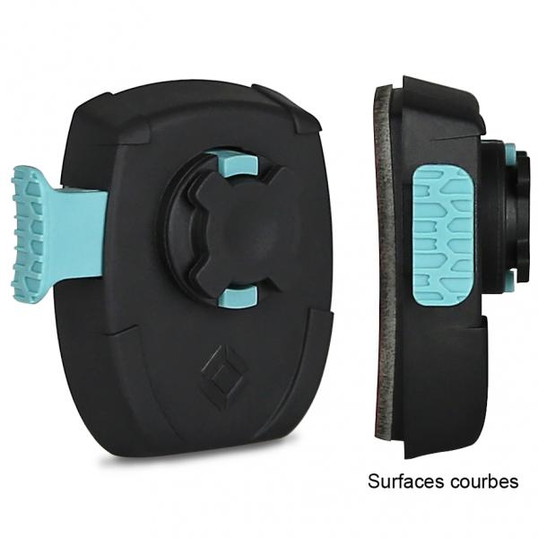 ADAPTATEUR CUBE X-GUARD AUTOCOLLANT POUR SURFACE INCURVE (CASQUE / RESERVOIR / GARDE BOUE)