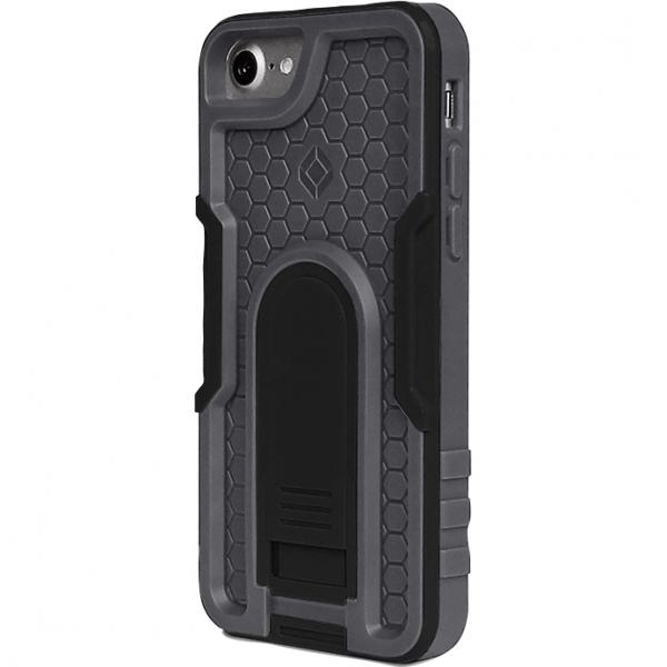 COQUE DE PROTECTION CUBE X-GUARD ADAPT. SUR IPHONE 7 / 8 (COULEUR NOIR)