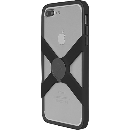 COQUE DE PROTECTION CUBE X-GUARD ADAPT. SUR IPHONE 7+ / 8+ (COULEUR NOIR)