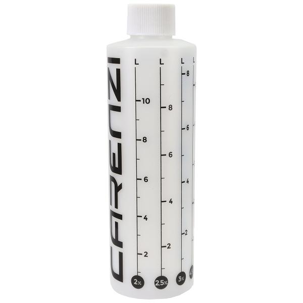 DOSEUR D'HUILE 2T AVEC BOUCHON CARENZI 250ML GRADUE 2%.2.5%.3%.4.5% MELANGE CARBURANT ESSENCE