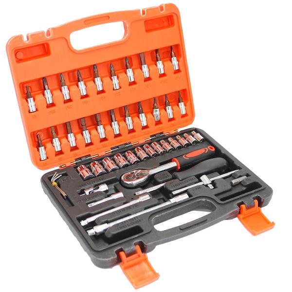 BOITE A CLIQUETS 1/4  - 46 PIECES