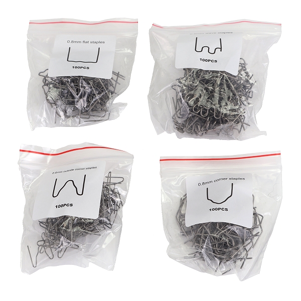 RECHARGE AGRAPHE DE PISTOLET DE SOUDURE PLASTIQUE CARROSSERIE (4 X 100 PIECES)