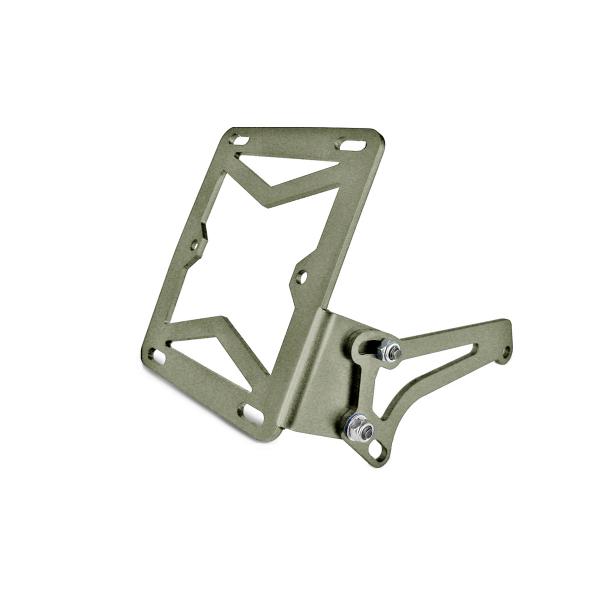 SUPPORT LATERAL PLAQUE IMMATRICULATION ADAPT. PIAGGIO TYPHOON / LUDIX METAL FROID