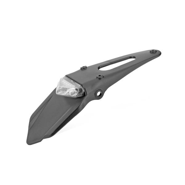 SUPPORT DE PLAQUE MINERALOGIQUE AVEC FEU TRANSPARENT MECABOITE / MOTO A LEDS HOMOLOGUE
