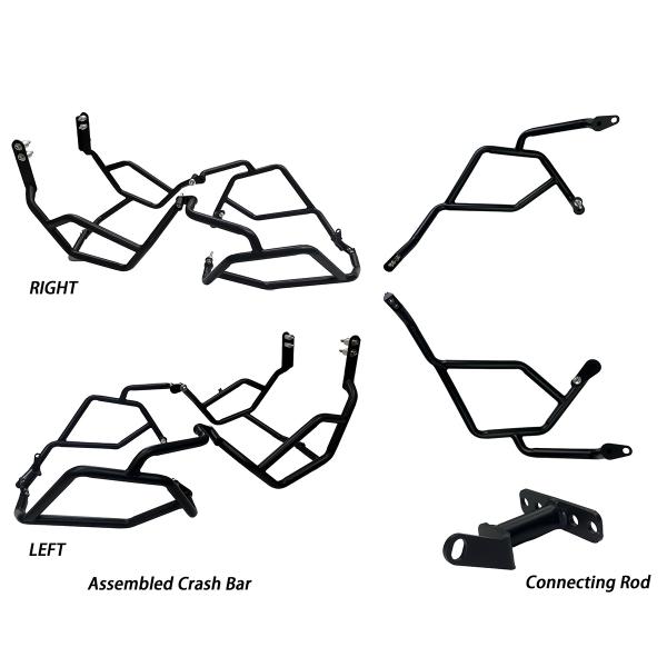 CRASH BAR COOCASE COMPLET ADAPT. YAMAHA TENERE 700  2019-2025 ( SUPPORT HAUT + BAS INCLUS  )