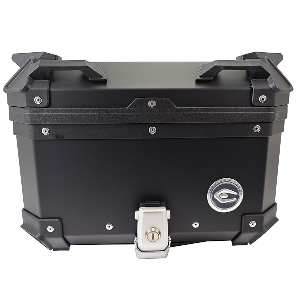 TOP CASE MOTO / SCOOTER  COOCASE X1 ALUMINIUM SERIES 30 LITRES (LIVRE AVEC PLATINE) NOIR