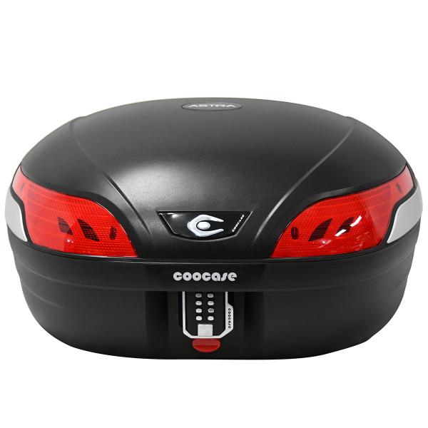 TOP CASE COOCASE ASTRA KEYLESS  S48 LITRES NOIR (LIVRE AVEC PLATINE)