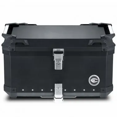 TOP CASE MOTO / SCOOTER  COOCASE X3 ALUMINIUM SERIES 60 LITRES  (LIVRE AVEC PLATINE) NOIR