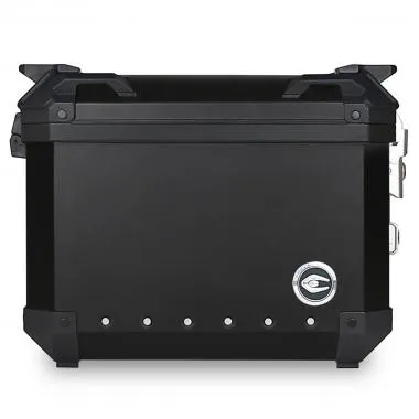 VALISES MOTO LATERALE COOCASE X2 ALUMINIUM SERIES 36 LITRES (LIVRE  LA PAIRE) NOIR