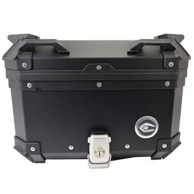TOP CASE MOTO / SCOOTER  COOCASE X1 ALUMINIUM SERIES 30 LITRES (LIVRE AVEC PLATINE) NOIR