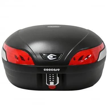 TOP CASE COOCASE ASTRA KEYLESS  S48 LITRES NOIR (LIVRE AVEC PLATINE)