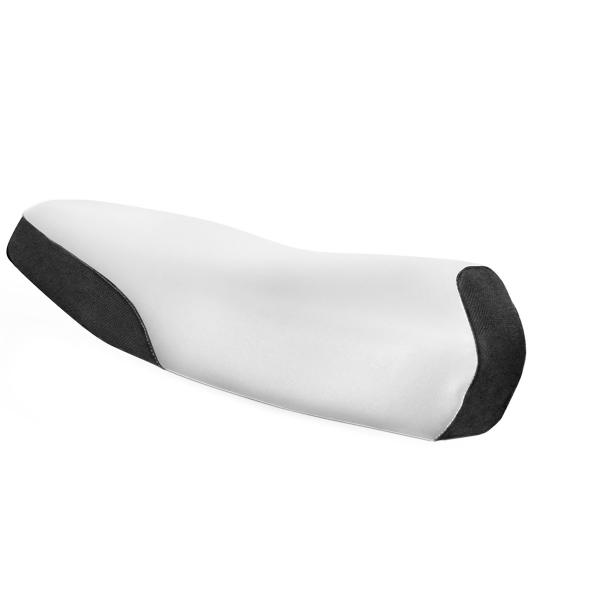 COUVRE SELLE SCOOTER ADAPT. MBK 50 BOOSTER 2004-2017 / YAMAHA 50 BWS 2004-2017 BLANC / NOIR