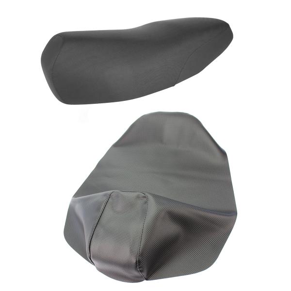 COUVRE SELLE SCOOTER ADAPT. MBK BOOSTER NEXT APRES 1999>  5FX NOIR / YAMAHA BWS NEXT APRES 1999>  5FX  NOIR/CARBONE